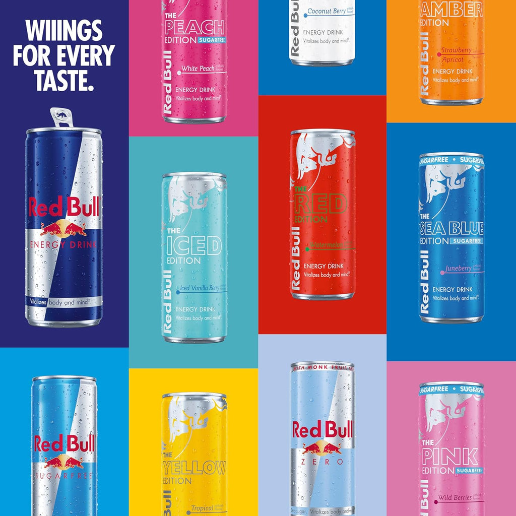 Red Bull Sugarfree Energy Drink, Iced Vanilla Berry, Iced Edition